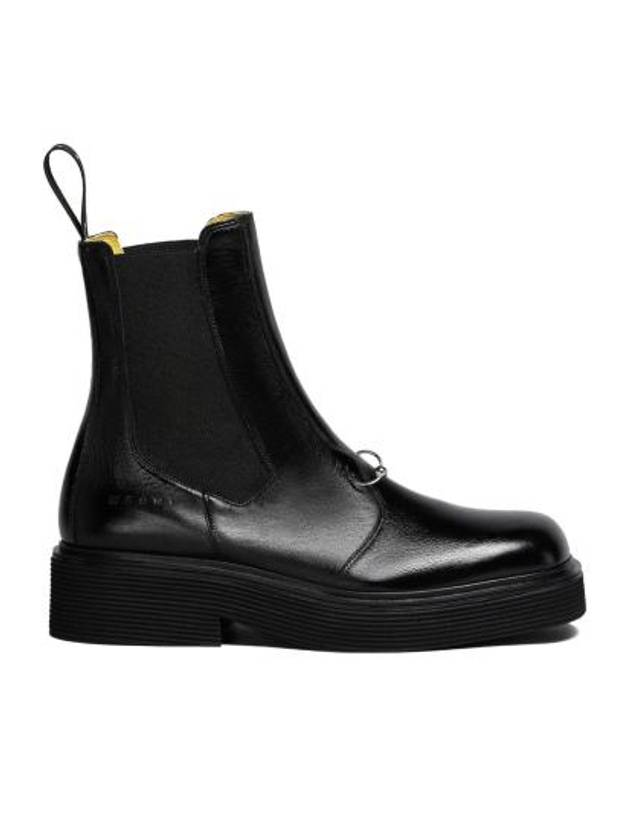 Pierced Chelsea Boots Black - MARNI - BALAAN 3