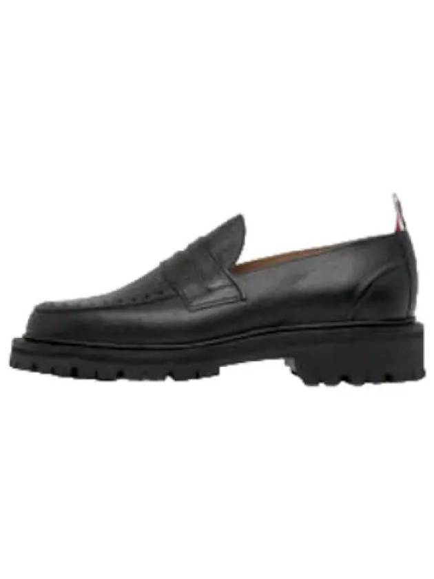 Commando Sole Classic Penny Loafer Black Shoes - THOM BROWNE - BALAAN 1