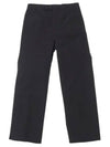 Men's Cotton Poplin Cropped Straight Pants Black - GUCCI - BALAAN 2