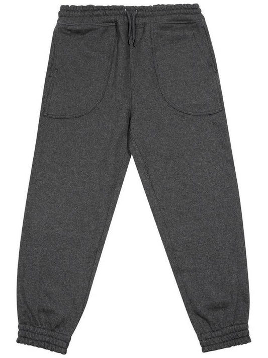 University Circle Wool Patch Sweatpants Gray - IFELSE - BALAAN 1