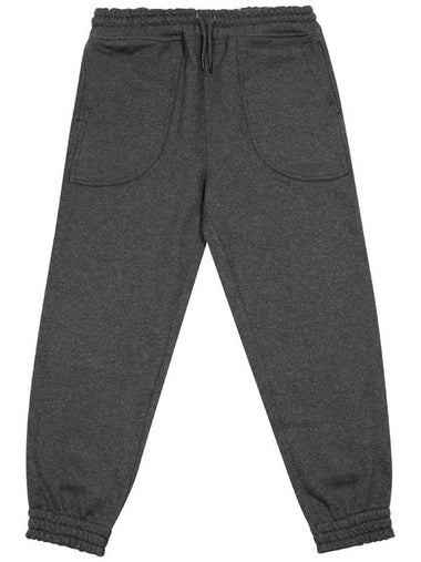 University Circle Wool Patch Sweatpants Grey - IFELSE - BALAAN 1