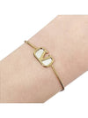 Men's V Logo Metal Bracelet Gold - VALENTINO - BALAAN 2