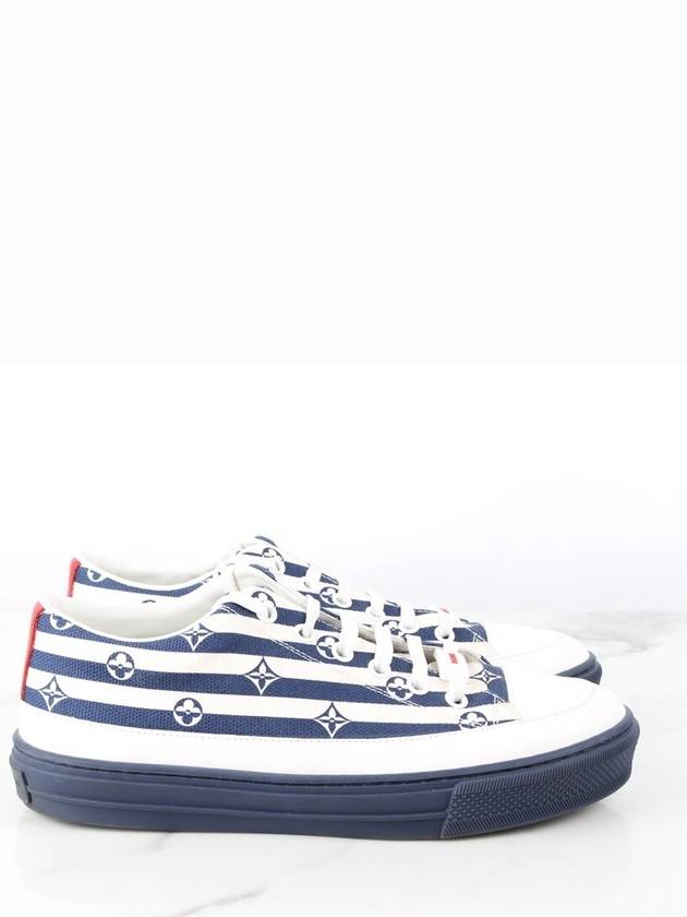 Monogram Stella Sneakers Navy 36 230 - LOUIS VUITTON - BALAAN 6