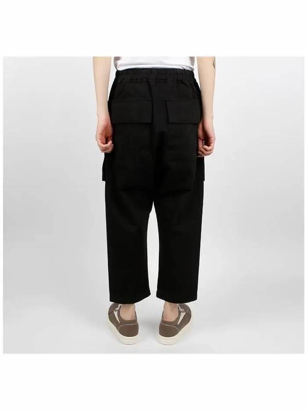 DU01D1371 CB 09 Dark Shadow Crop Creech Cargo Pants - RICK OWENS - BALAAN 4