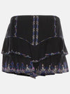 Jocadia Cotton Shorts Black - ISABEL MARANT - BALAAN 2