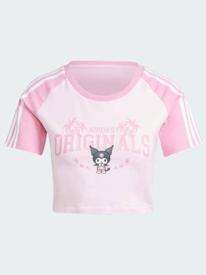 Cinnamoroll Cropped Baby Short Sleeve T-Shirt Blue - ADIDAS - BALAAN 2