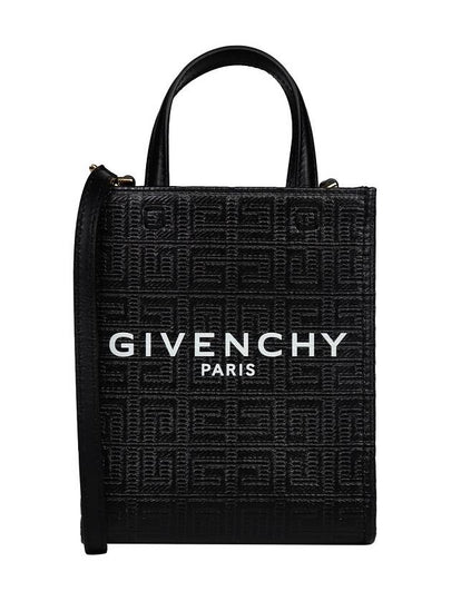 4G Canvas Vertical Mini G Tote Bag Black - GIVENCHY - BALAAN 2