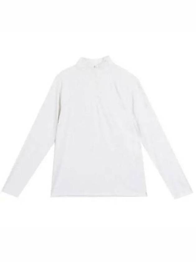 Men's Luxe Quarter Half Zip Layer Long Sleeve T-Shirt White - G/FORE - BALAAN 2