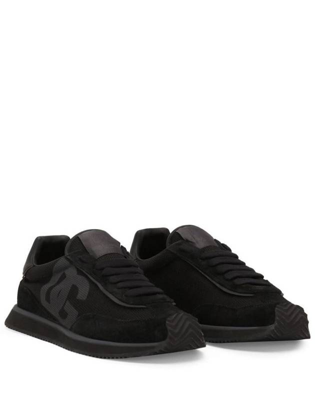 Dolce & Gabbana Suede And Mesh Dg Cushion Sneakers Shoes - DOLCE&GABBANA - BALAAN 2