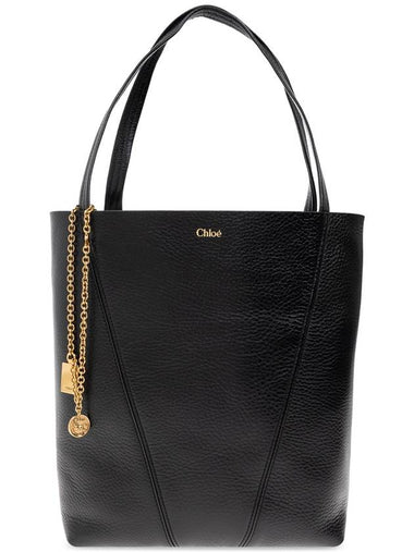 Chloé Spin Medium Bag Type Shopper, Women's, Black - CHLOE - BALAAN 1