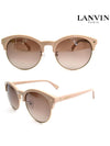 Women's Round Sunglasses SLN 702G 6K6X SLN702 - LANVIN - BALAAN 2