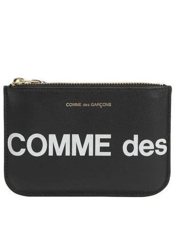 Logo Coin Purse SA8100HL BLACK 1025900 - COMME DES GARCONS - BALAAN 1