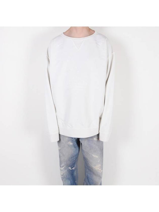 Numbering Logo Cotton Sweatshirt White - MAISON MARGIELA - BALAAN 2