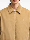 De Coeur Corduroy Bomber Jacket Sand - AMI - BALAAN 4