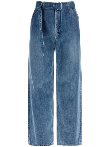 jeans with matching belt included - JIL SANDER - BALAAN 1