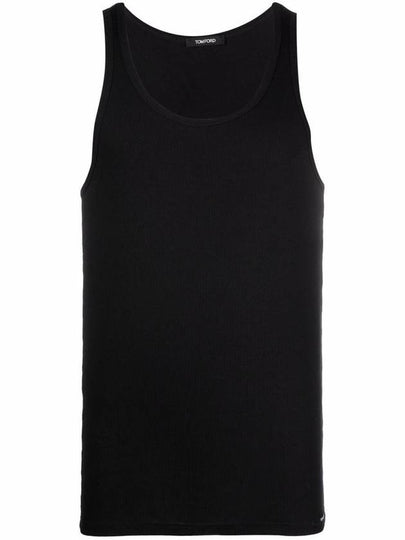 Men's Cotton Modal Blend Sleeveless Black - TOM FORD - BALAAN 2