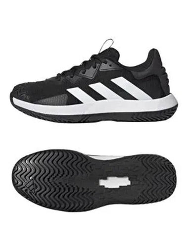 Solematch Control Tennis Low Top Sneakers Core Black - ADIDAS - BALAAN 1