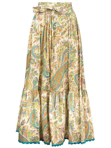 Etro Skirt With Paisley Print - ETRO - BALAAN 1