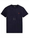 Men's Embroidered Pony Short Sleeve T-Shirt Navy - POLO RALPH LAUREN - BALAAN 2