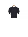 Short Sleeve Knit Top Anthracite Melange - LEMAIRE - BALAAN 2