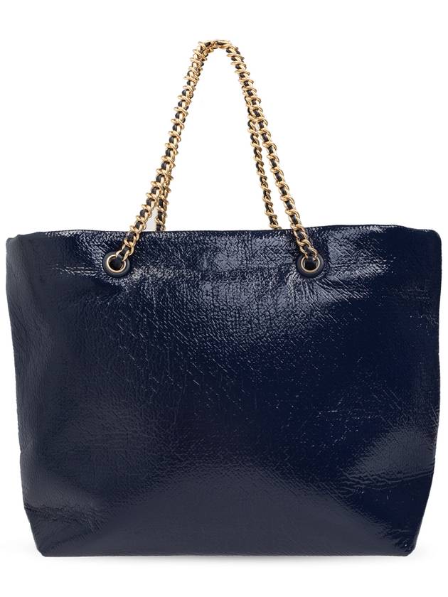 Tory Burch Bag Ella In Shopper Style, Women's, Navy Blue - TORY BURCH - BALAAN 3