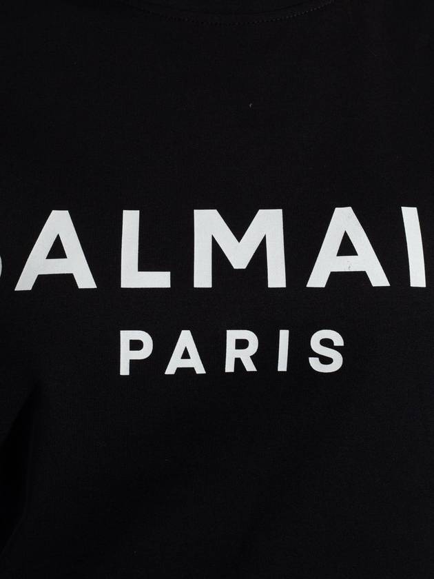 Balmain Sleeveless T-shirt With Logo, Women's, Black - BALMAIN - BALAAN 5