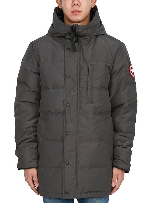 Carson Hooded Padding Parka Grey - CANADA GOOSE - BALAAN 2