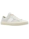 Suede Low Top Sneakers Marble Cream - TOM FORD - BALAAN 2