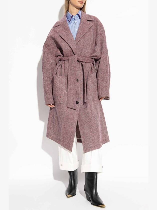 Etro Wool Coat, Women's, Red - ETRO - BALAAN 3