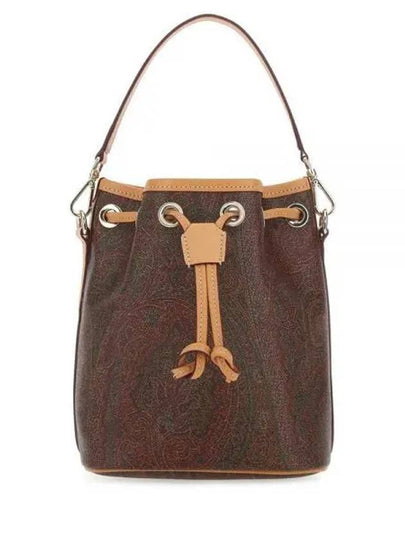 Paisley Mini Bucket Bag Brown - ETRO - BALAAN 2