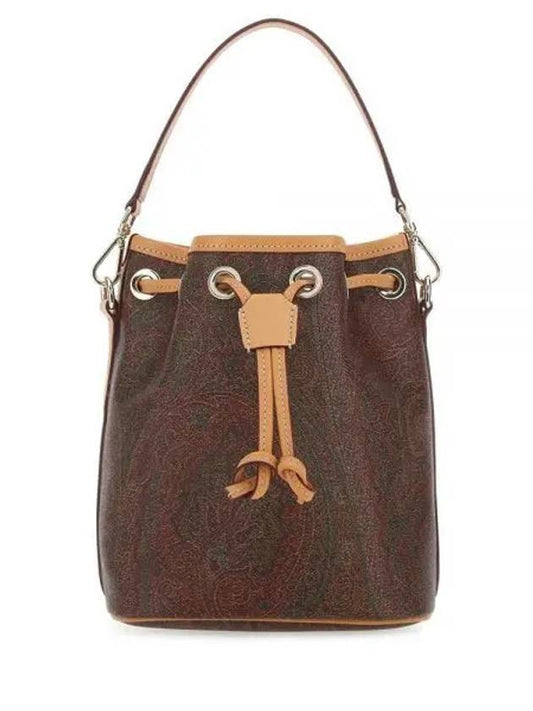 Paisley Mini Bucket Bag Brown - ETRO - BALAAN 2