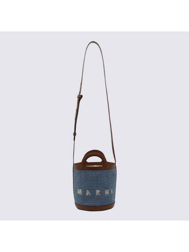 Tropicalia Small Bucket Bag Brown - MARNI - BALAAN 1