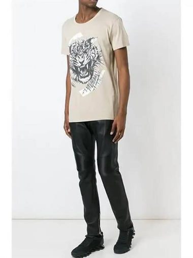 Tiger short sleeve tshirt S6HJ601 605 - BALMAIN - BALAAN 1