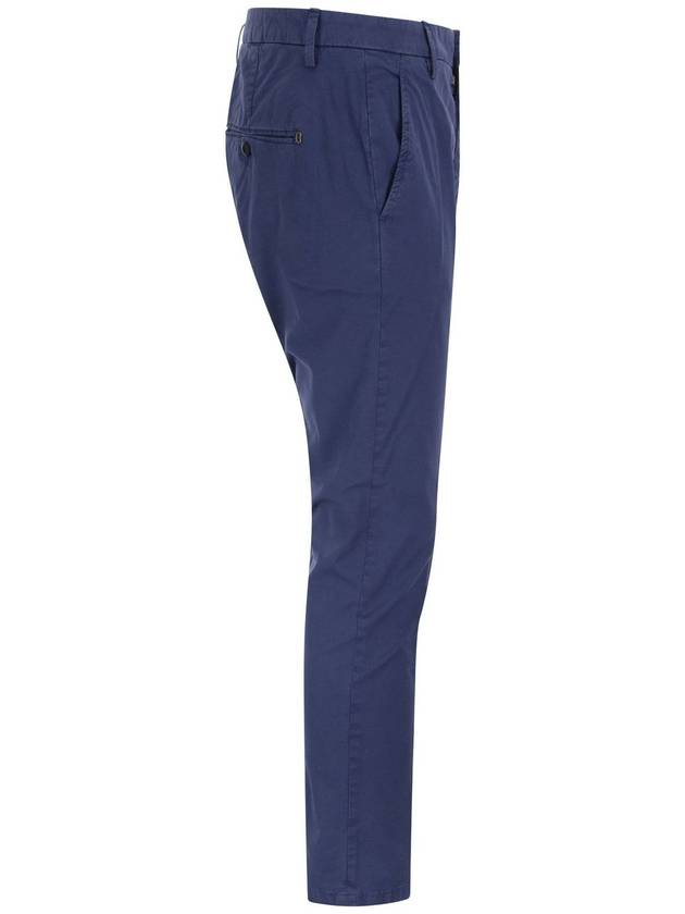 ALFREDO - Slim-fit cotton trousers - DONDUP - BALAAN 3