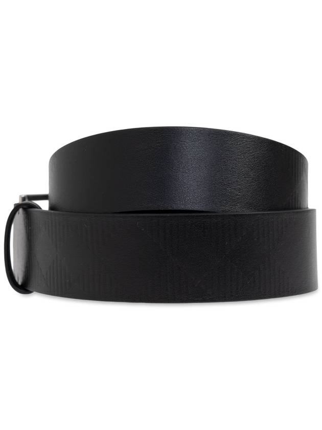 Burberry Leather Belt, Men's, Black - BURBERRY - BALAAN 3