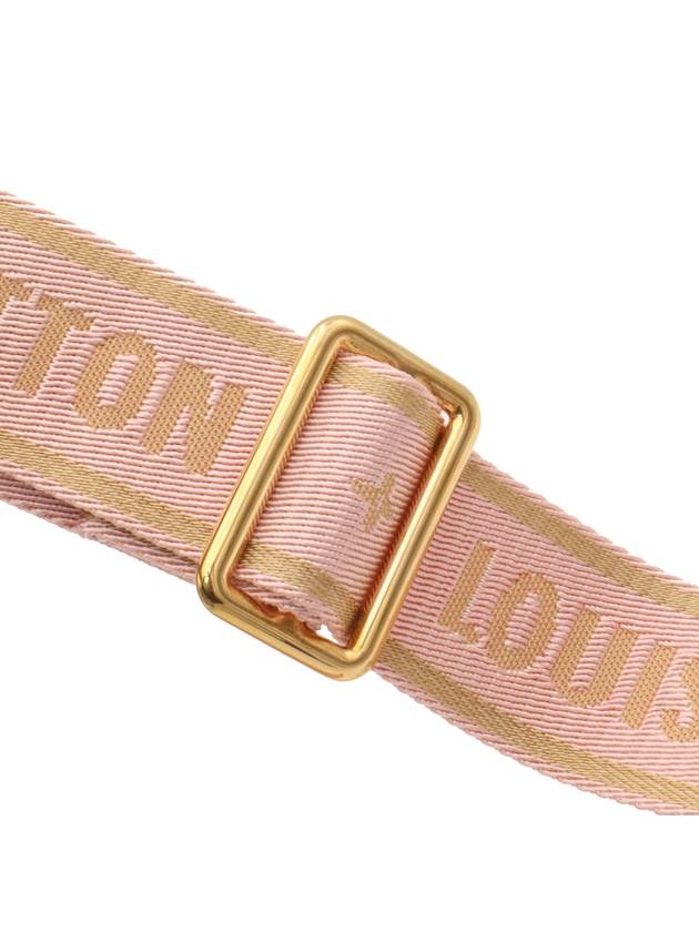 Pink jacquard bandouli re strap - LOUIS VUITTON - BALAAN 8