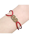 V Logo Garavani Bracelet Red - VALENTINO - BALAAN 2