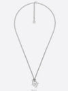 Oblique Pendant Necklace Silver - DIOR - BALAAN 2