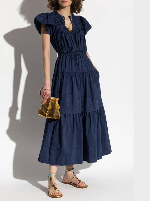 Ulla Johnson Dress Marika, Women's, Navy Blue - ULLA JOHNSON - BALAAN 2