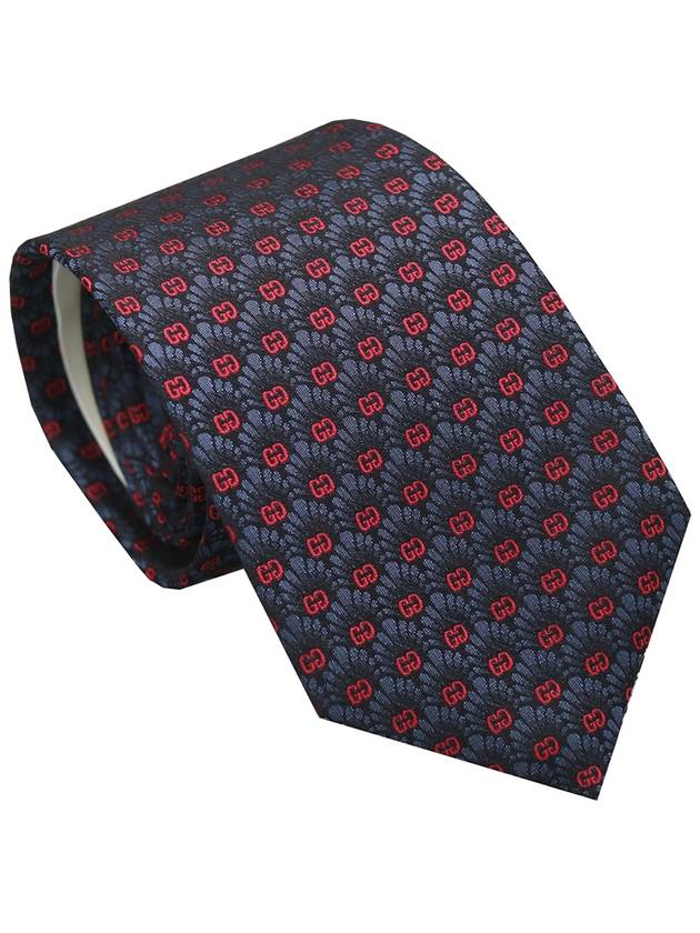 624063 GG logo silk slim tie - GUCCI - BALAAN 1