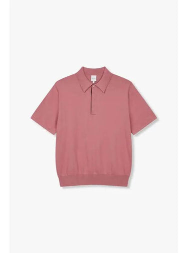 Short sleeve cotton polo knit pink - PAUL SMITH - BALAAN 1