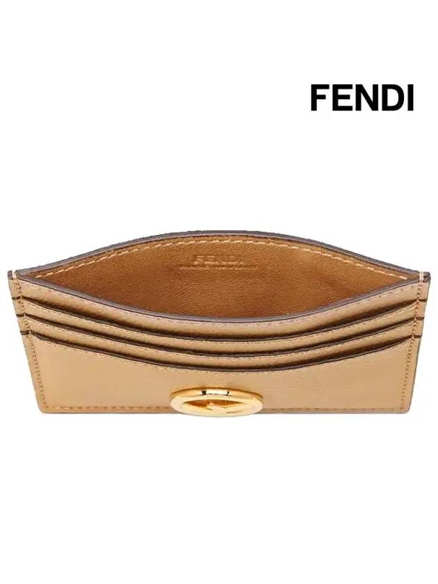 Signature Logo Card Wallet Beige - FENDI - BALAAN 6