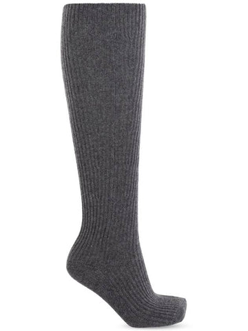 Lisa Yang Socks Zeraphine, Women's, Grey - LISA YANG - BALAAN 1