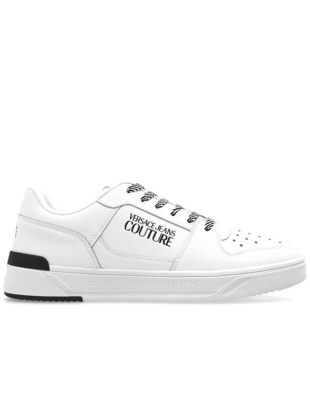 Versace Jeans Couture Sneakers With Logo, Men's, White - VERSACE - BALAAN 1