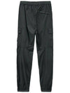 Stretch Cotton Tela Paracadute Cargo Straight Pants Dark Grey - STONE ISLAND - BALAAN 3