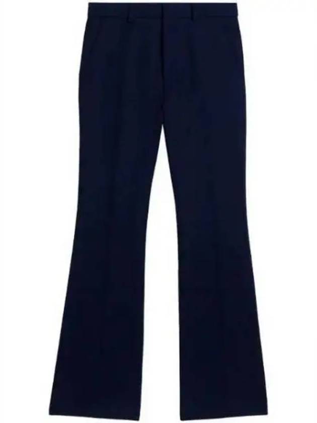 Cigarette Fit Wool Slacks Nautic Blue - AMI - BALAAN 2