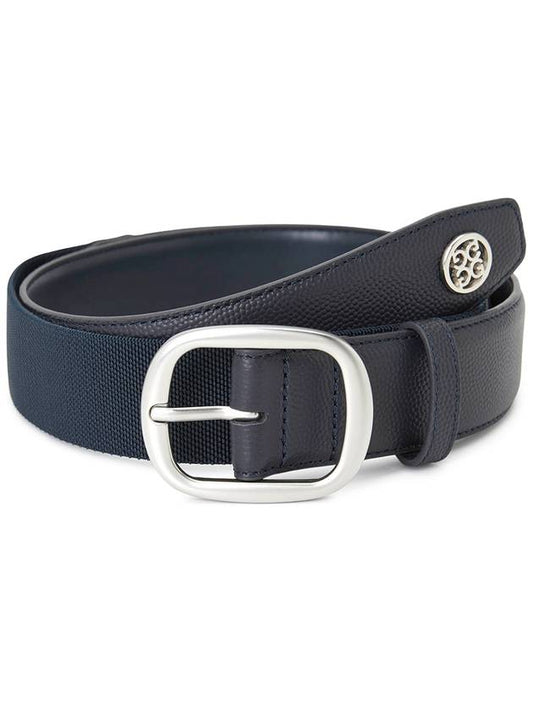 Circle GS Leather Belt Navy - G/FORE - BALAAN 2