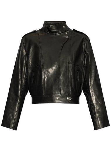 Iro Leather Jacket Dahla, Women's, Black - IRO - BALAAN 1