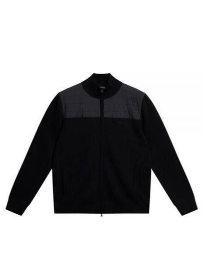 Bridge Knit Hybrid Sweater Black - J.LINDEBERG - BALAAN 2