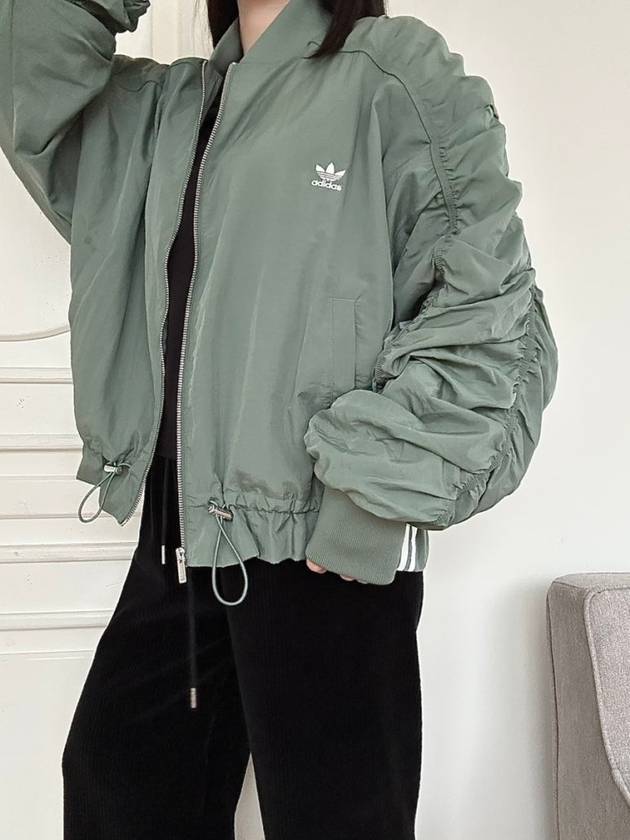 Originals Light Weight Bomber Jacket Green - ADIDAS - BALAAN 6